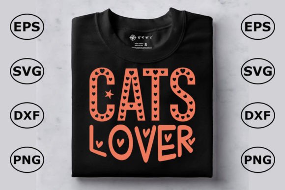 Cat T Shirt Design for Embroidery Projects