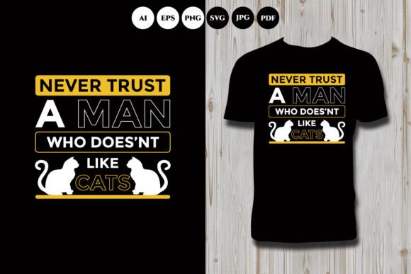 Cute Cat Typography T Shirt Review