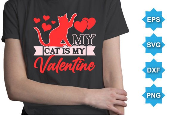 My Cat is My Valentine Typography Shirt Review
