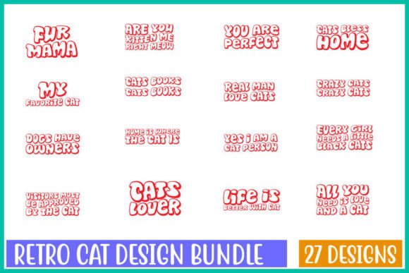 Retro CAT T-shirt Design Bundle Review