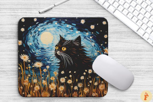 Starry Night Persian Cat Mouse Pad Review
