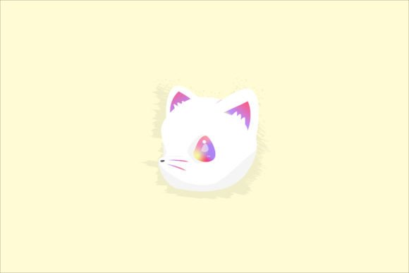 White Cat Illustration Review for Embroidery Projects
